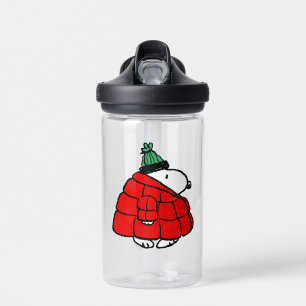 Erdnüsse Snoopy Puffy Red Winter Jacket Trinkflasche