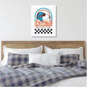 Erdnüsse | Snoopy Racing Club Leinwanddruck (Insitu (Schlafzimmer))