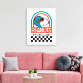 Erdnüsse | Snoopy Racing Club Leinwanddruck (Insitu (Wohnzimmer))