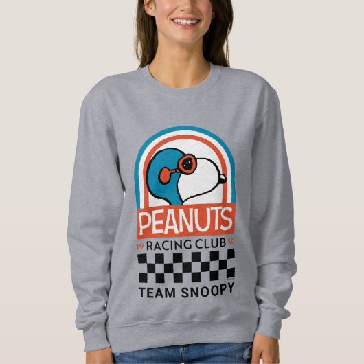 Erdnüsse | Snoopy Racing Club Sweatshirt (Vorderseite)
