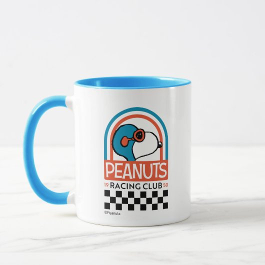 Erdnüsse | Snoopy Racing Club Tasse (Links)