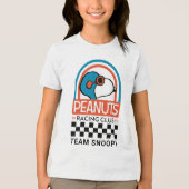 Erdnüsse | Snoopy Racing Club Tri-Blend Shirt (Vorderseite)