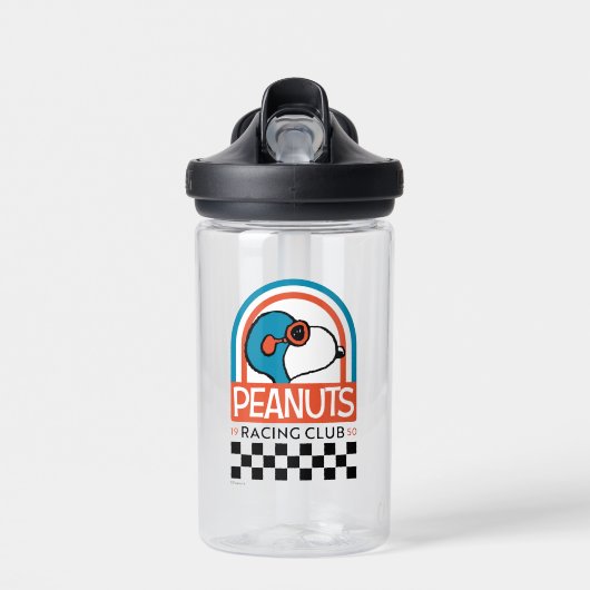 Erdnüsse | Snoopy Racing Club Trinkflasche (Vorne)