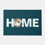 Erdnüsse | Snoopy Rainbow Heart Sonnenbrille Fußmatte (Vorderseite)