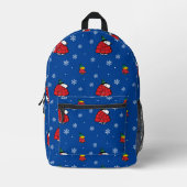 Erdnüsse | Snoopy Red Puffer Jacket Bedruckter Rucksack (Vorderseite)