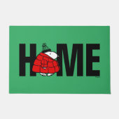 Erdnüsse | Snoopy Red Puffer Jacket Fußmatte (Vorderseite)