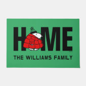 Erdnüsse | Snoopy Red Puffer Jacket Fußmatte (Vorderseite)