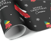 Erdnüsse | Snoopy Red Puffer Jacket Geschenkpapier (Rolleneckpunkt)