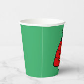 Erdnüsse | Snoopy Red Puffer Jacket Pappbecher (Rechts)