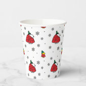 Erdnüsse | Snoopy Red Puffer Jacket Pappbecher (Links)