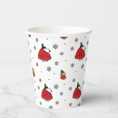 Erdnüsse | Snoopy Red Puffer Jacket Pappbecher (Vorderseite)