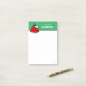 Erdnüsse | Snoopy Red Puffer Jacket Post-it Klebezettel (Auf Schreibtisch)