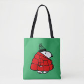 Erdnüsse | Snoopy Red Puffer Jacket Tasche (Vorderseite)