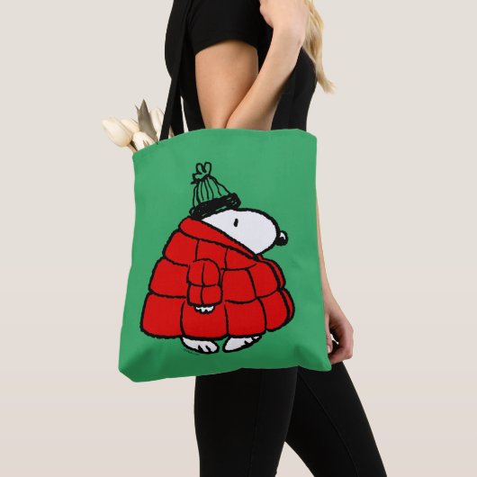 Erdnüsse | Snoopy Red Puffer Jacket Tasche (Von Nahem)