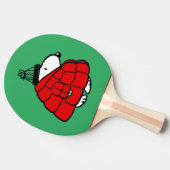 Erdnüsse | Snoopy Red Puffer Jacket Tischtennis Schläger (Seitenansicht)