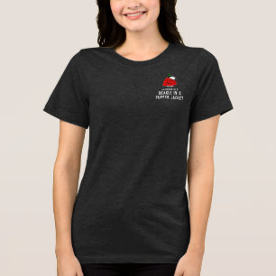 Erdnüsse Snoopy Red Puffer Jacket Tri-Blend Shirt