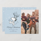 Erdnüsse | Snoopy Reindeer Weihnachten überqueren (Vorne/Hinten)