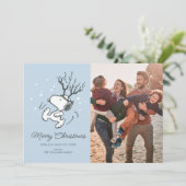 Erdnüsse | Snoopy Reindeer Weihnachten überqueren (Stehend Vorderseite)