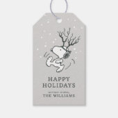 Erdnüsse | Snoopy Rentier Geschenkanhänger (Vorderseite)