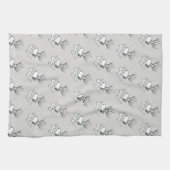 Erdnüsse | Snoopy Rentier Geschirrtuch (Horizontal)