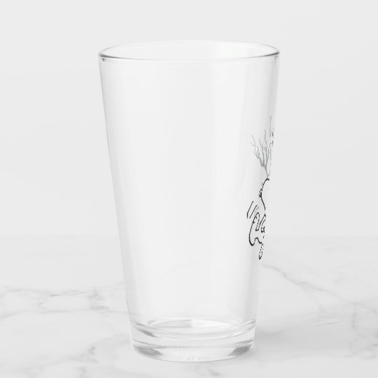 Erdnüsse | Snoopy Rentier Glas (Rechts)