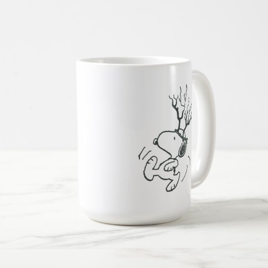Erdnüsse | Snoopy Rentier Kaffeetasse (VorderseiteRechts)