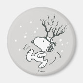 Erdnüsse | Snoopy Rentier Magnet (Vorne)
