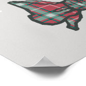 Erdnüsse | Snoopy Rentier Poster (Ecke)