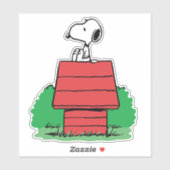 Erdnüsse | Snoopy Reston Doghouse Aufkleber (Blatt)