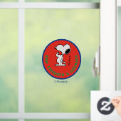 Erdnüsse | Snoopy Row Stärke & Mut Abzeichen Fensteraufkleber (Zuhause)