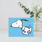Erdnüsse | Snoopy Run Postkarte (Stehend Vorderseite)
