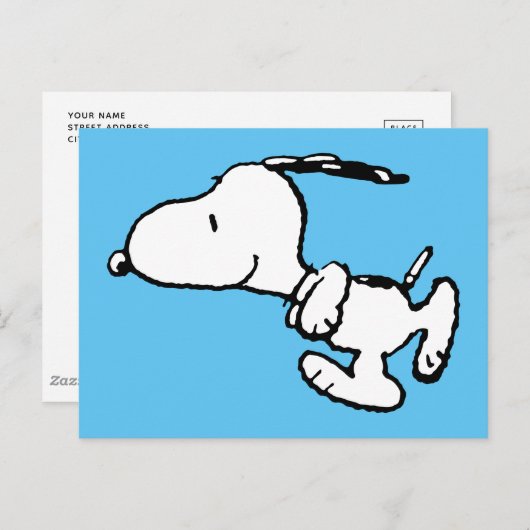 Erdnüsse | Snoopy Run Postkarte (Vorne/Hinten)