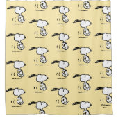 Erdnüsse | Snoopy Running Duschvorhang (Vorderseite)