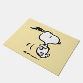 Erdnüsse | Snoopy Running Fußmatte (Schrägansicht)