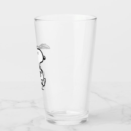 Erdnüsse | Snoopy Running Glas (Links)