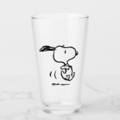 Erdnüsse | Snoopy Running Glas (Vorderseite)
