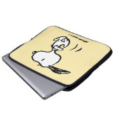 Erdnüsse | Snoopy Running Laptopschutzhülle (Vorne Knopf)
