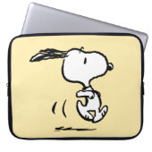 Erdnüsse | Snoopy Running Laptopschutzhülle (Vorderseite)