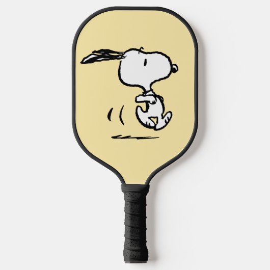 Erdnüsse | Snoopy Running Pickleball Schläger (Vorderseite)