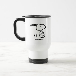 Erdnüsse Snoopy Running Reisebecher