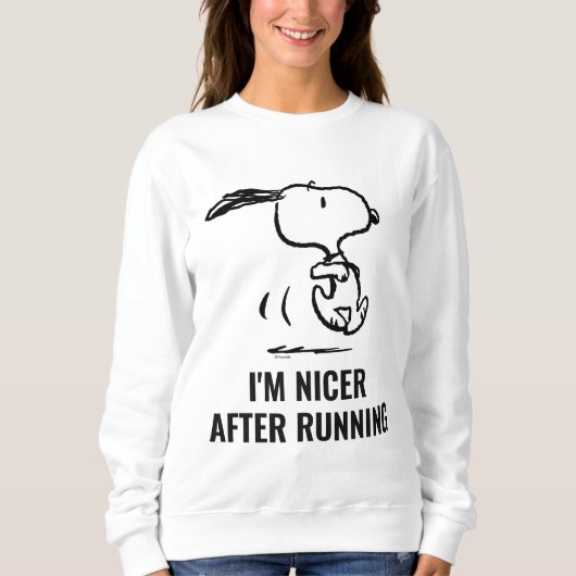 Erdnüsse | Snoopy Running Sweatshirt (Vorderseite)
