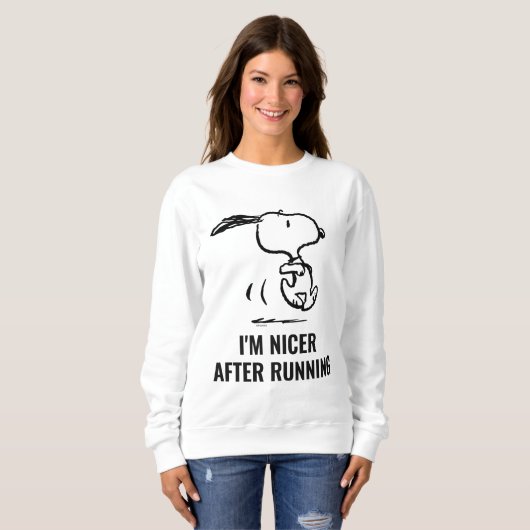 Erdnüsse | Snoopy Running Sweatshirt (Vorne ganz)