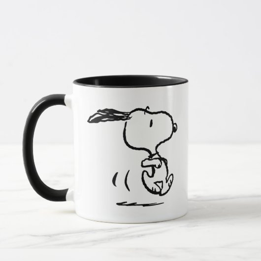 Erdnüsse | Snoopy Running Tasse (Links)