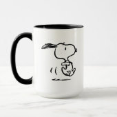 Erdnüsse | Snoopy Running Tasse (Links)