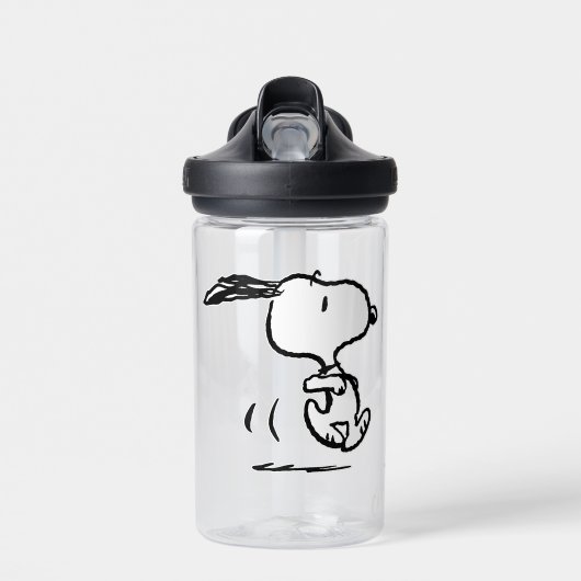 Erdnüsse | Snoopy Running Trinkflasche (Vorne)