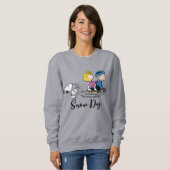 Erdnüsse | Snoopy, Sally & Linus Sled Riding Sweatshirt (Vorne ganz)