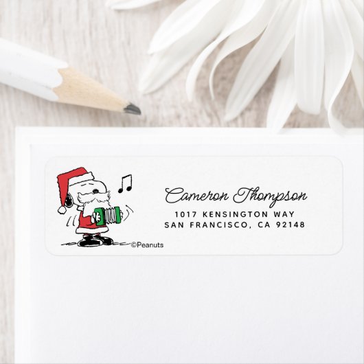 Erdnüsse | Snoopy Santa Claus Accordian (Insitu)