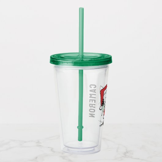 Erdnüsse | Snoopy Santa Claus Accordian Acryltrinkbecher (Rechts)