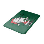 Erdnüsse | Snoopy Santa Claus Accordian Badematte (Schrägansicht)