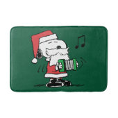 Erdnüsse | Snoopy Santa Claus Accordian Badematte (Vorderseite)